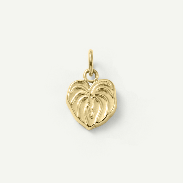 Anthurium Mini Charm, Gold