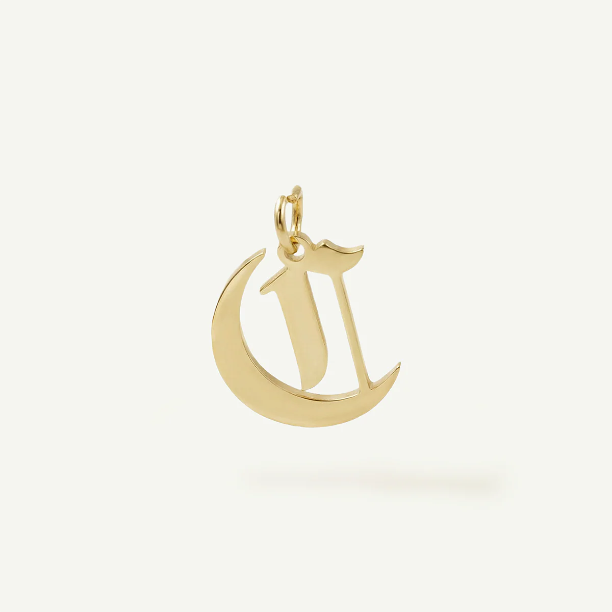 Old English Monogram Charm