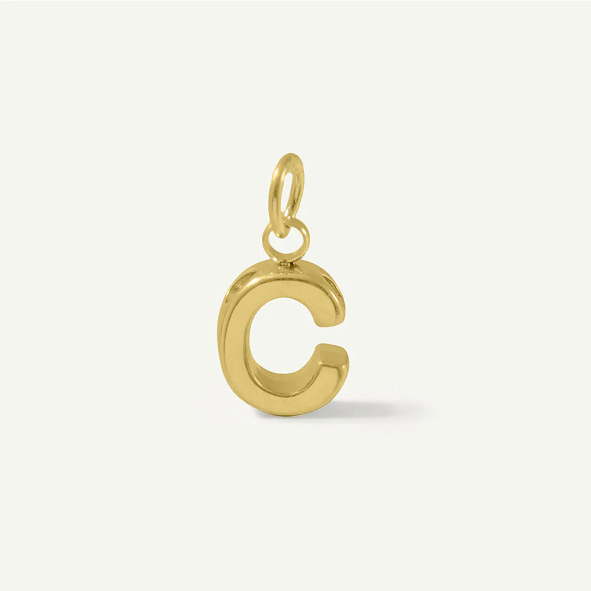 Floating Monogram Letter Charm