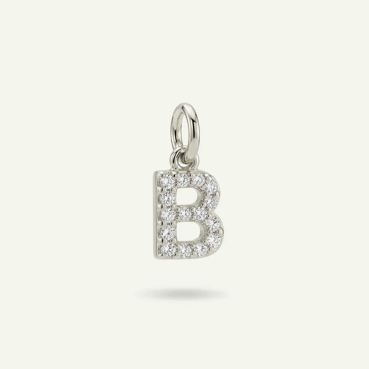 Diamond Monogram Letter Charm