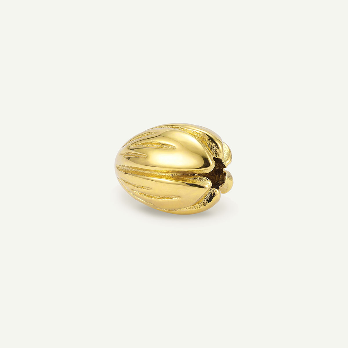 Pikake Bead Charm, Gold