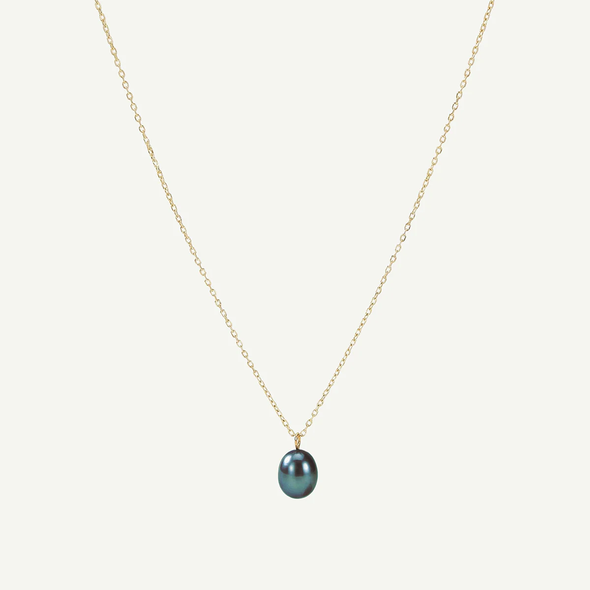 Everyday Pearl Necklace, Gold