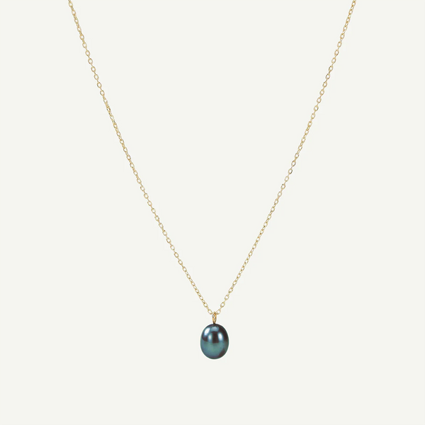 Everyday Pearl Necklace, Gold