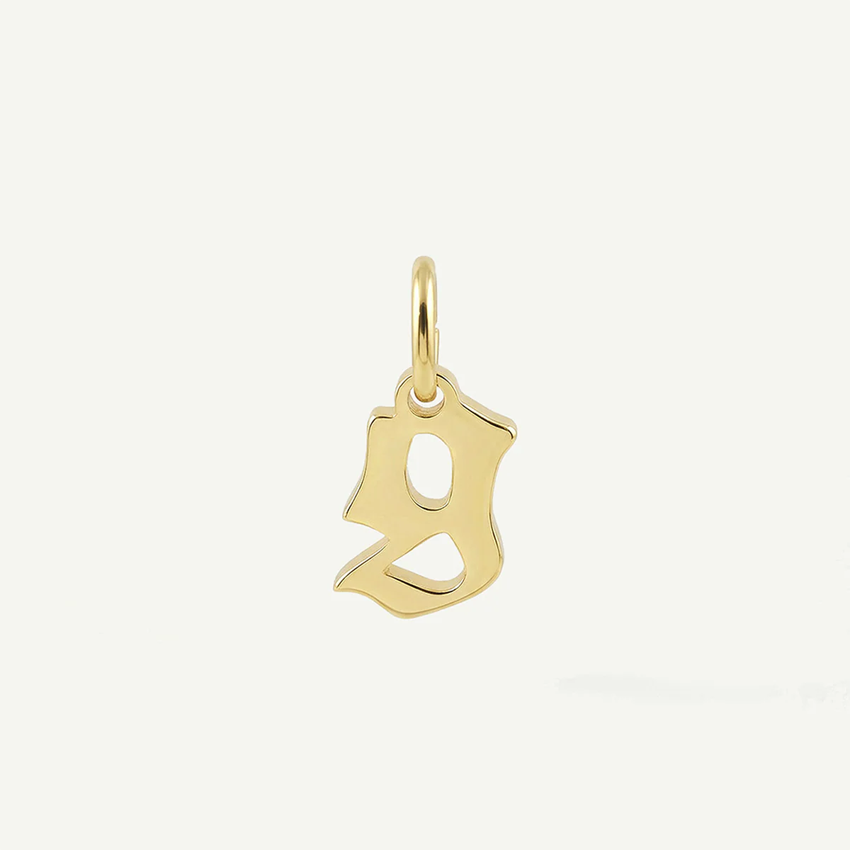 Old English Lowercase Monogram Charm