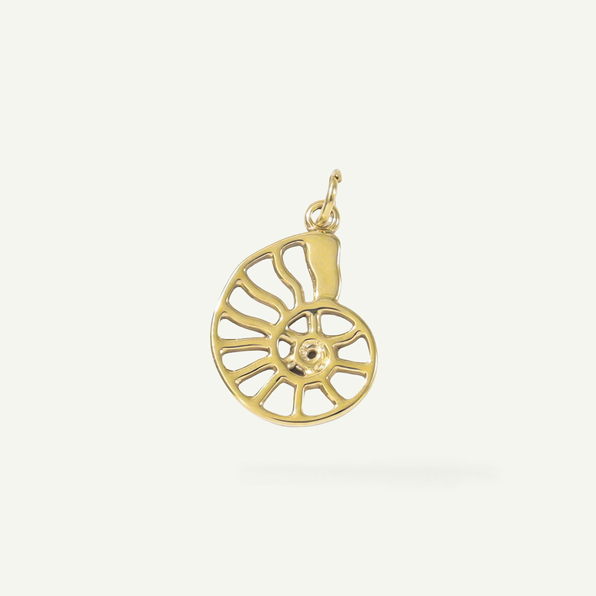 Cut Spiral Shell Charm