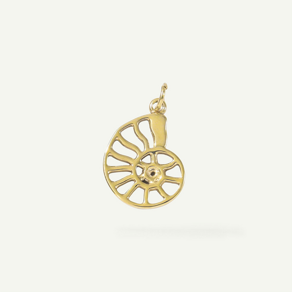Cut Spiral Shell Charm