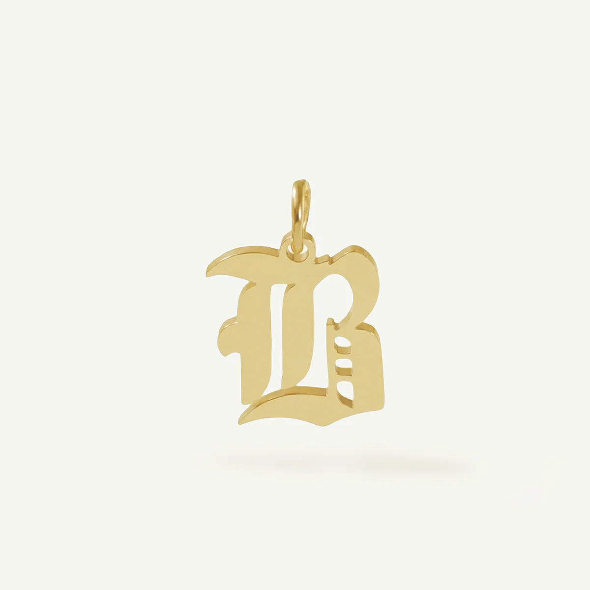 Old English Monogram Charm