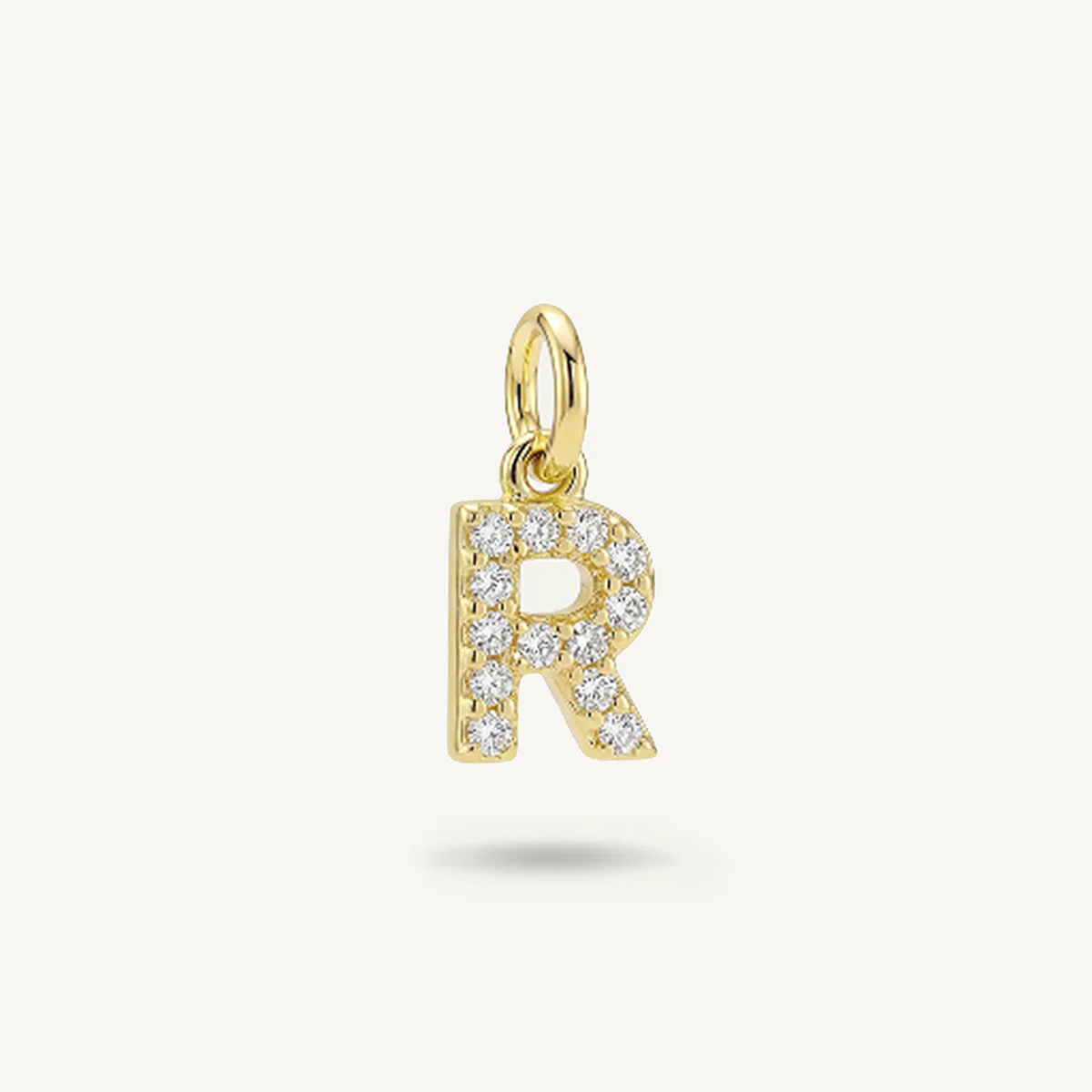 Diamond Monogram Letter Charm