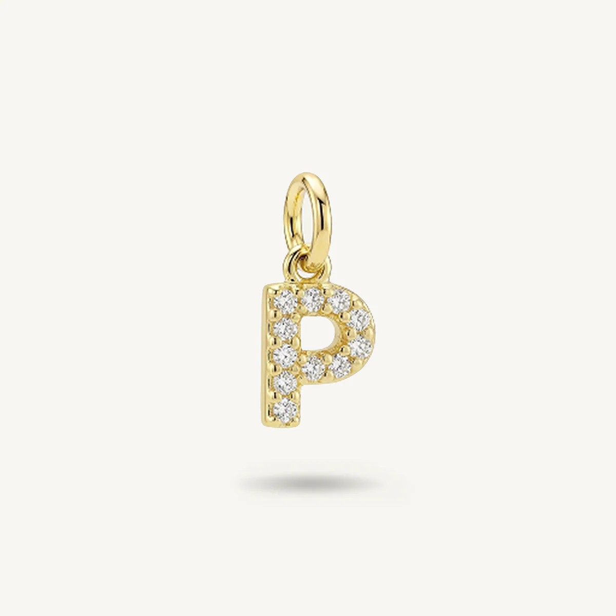 Diamond Monogram Letter Charm
