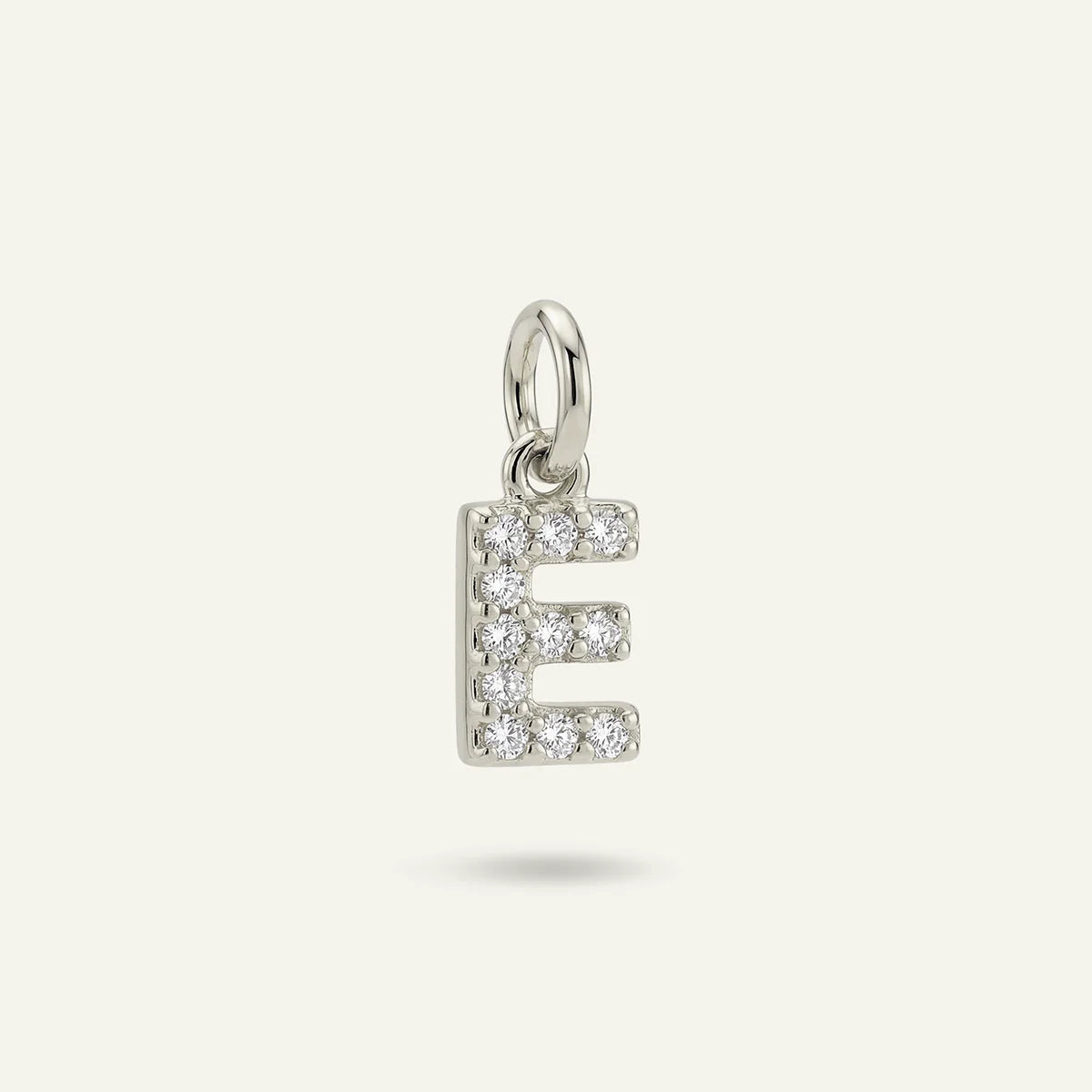 Diamond Monogram Letter Charm