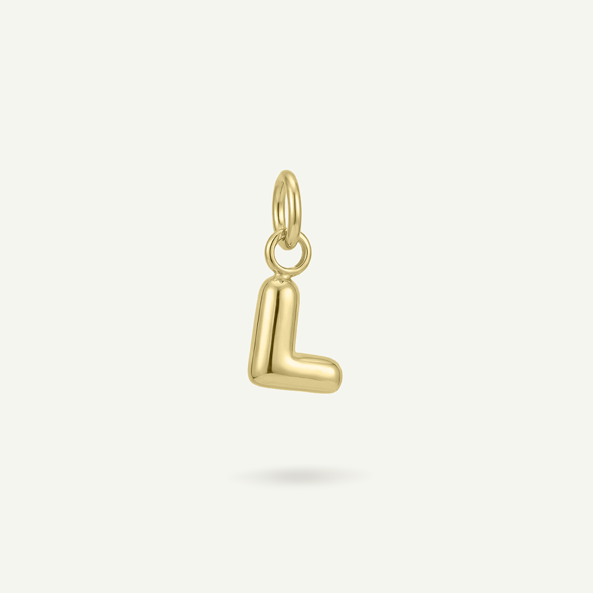 Bubble Monogram Letter Charm