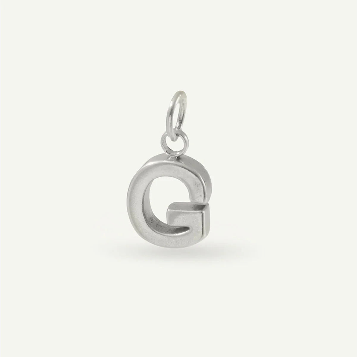 Floating Monogram Letter Charm