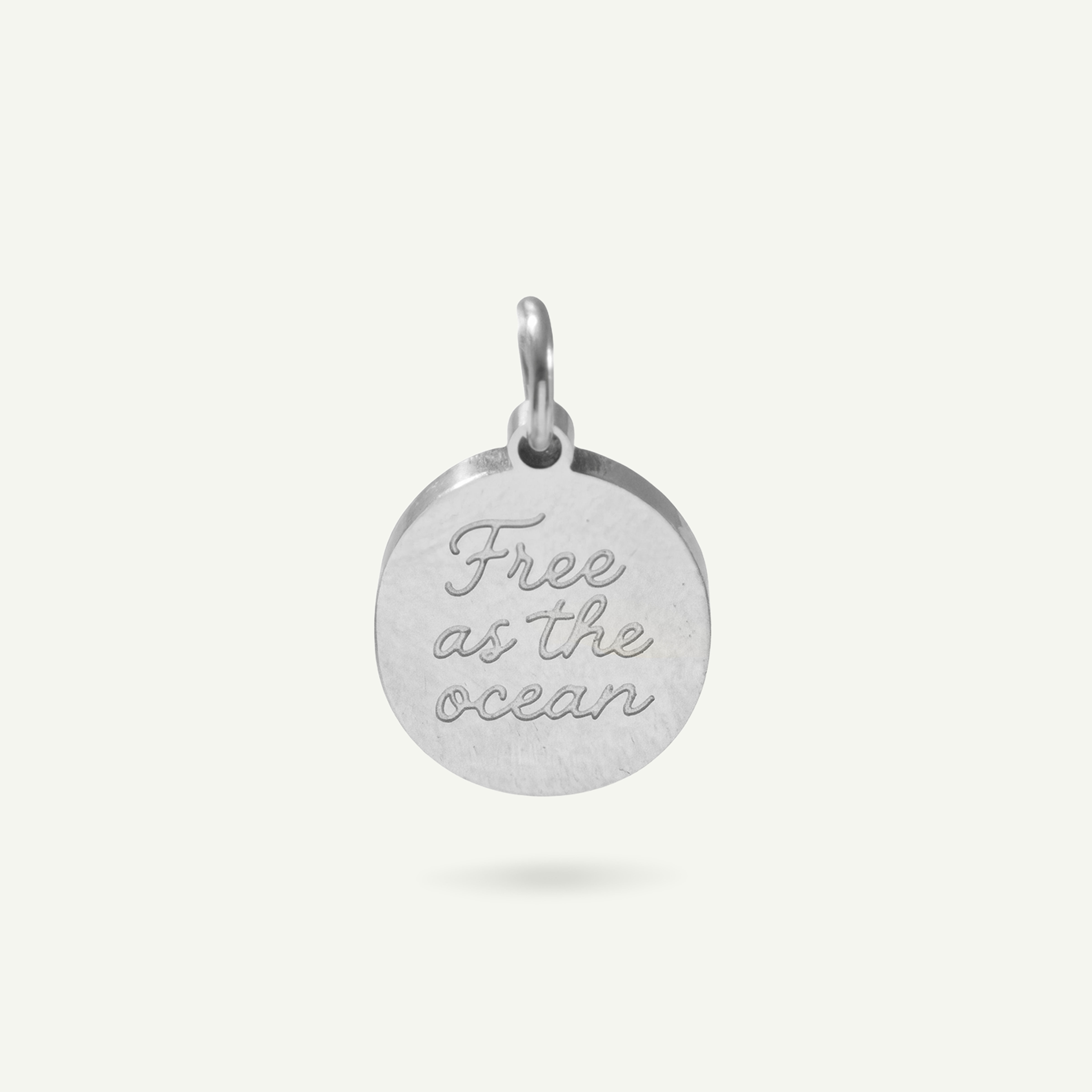 Free as the Ocean Circle Charm