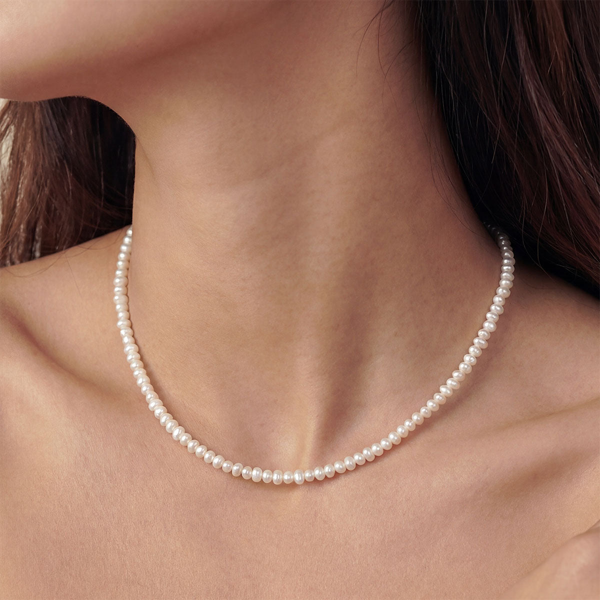 Iolana Pearl Necklace, Gold