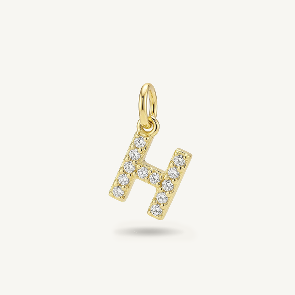 Diamond Monogram Letter Charm