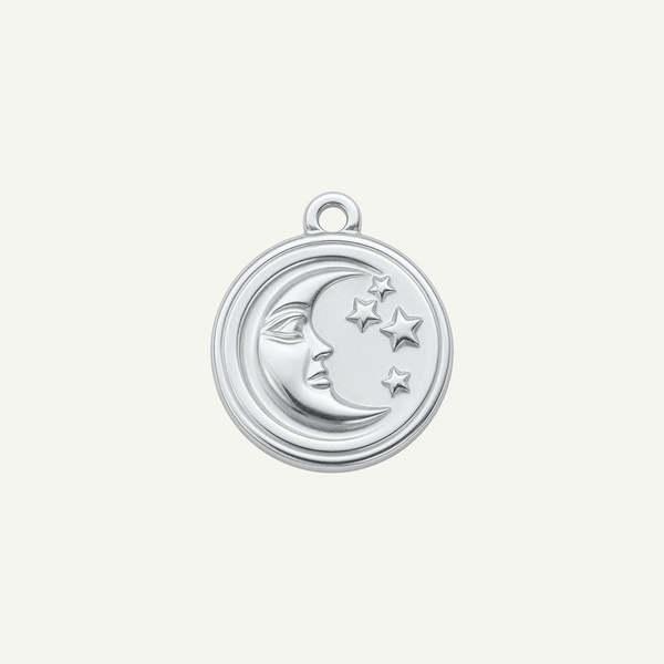 Moon and Stars Disk Charm