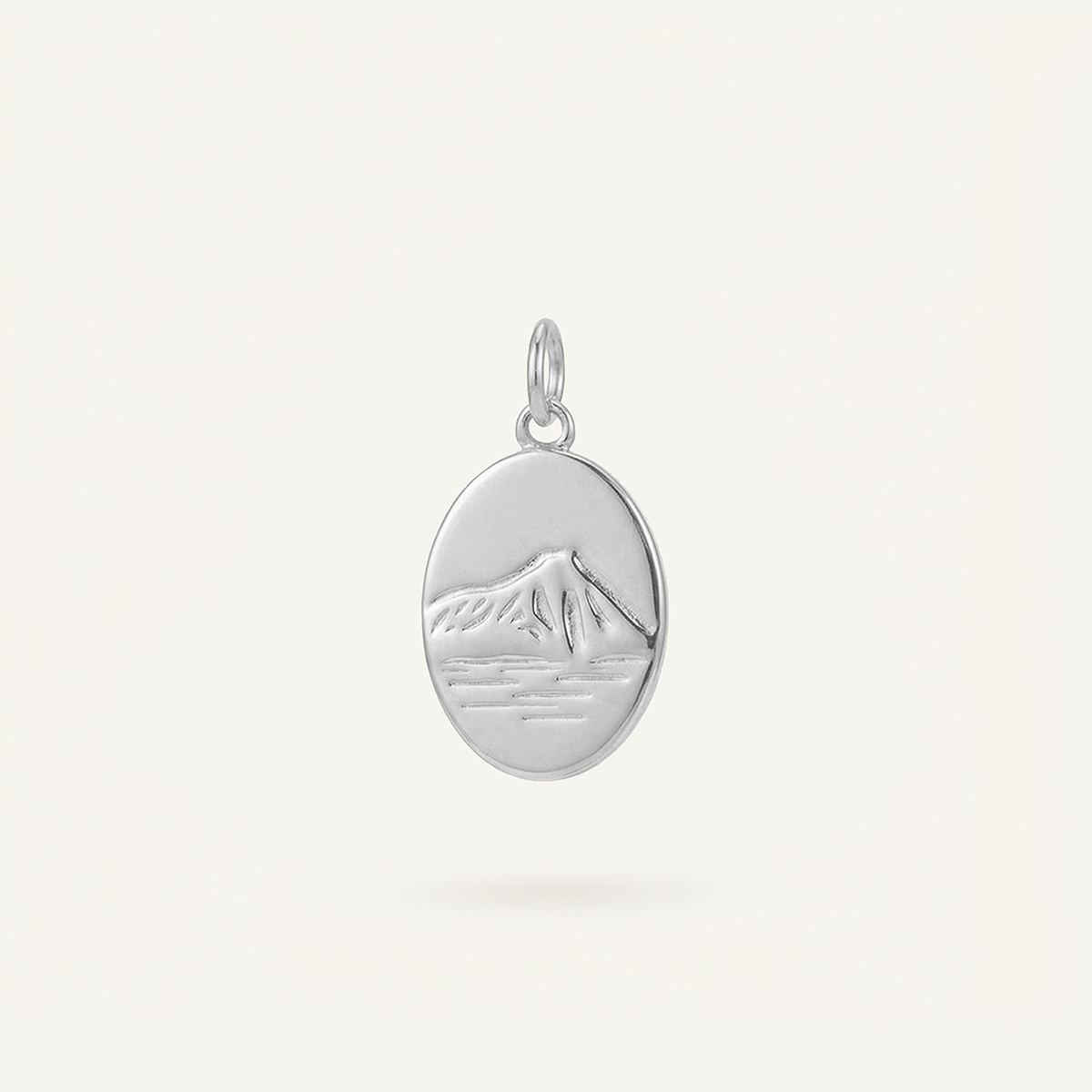 Diamond Head Oval Charm