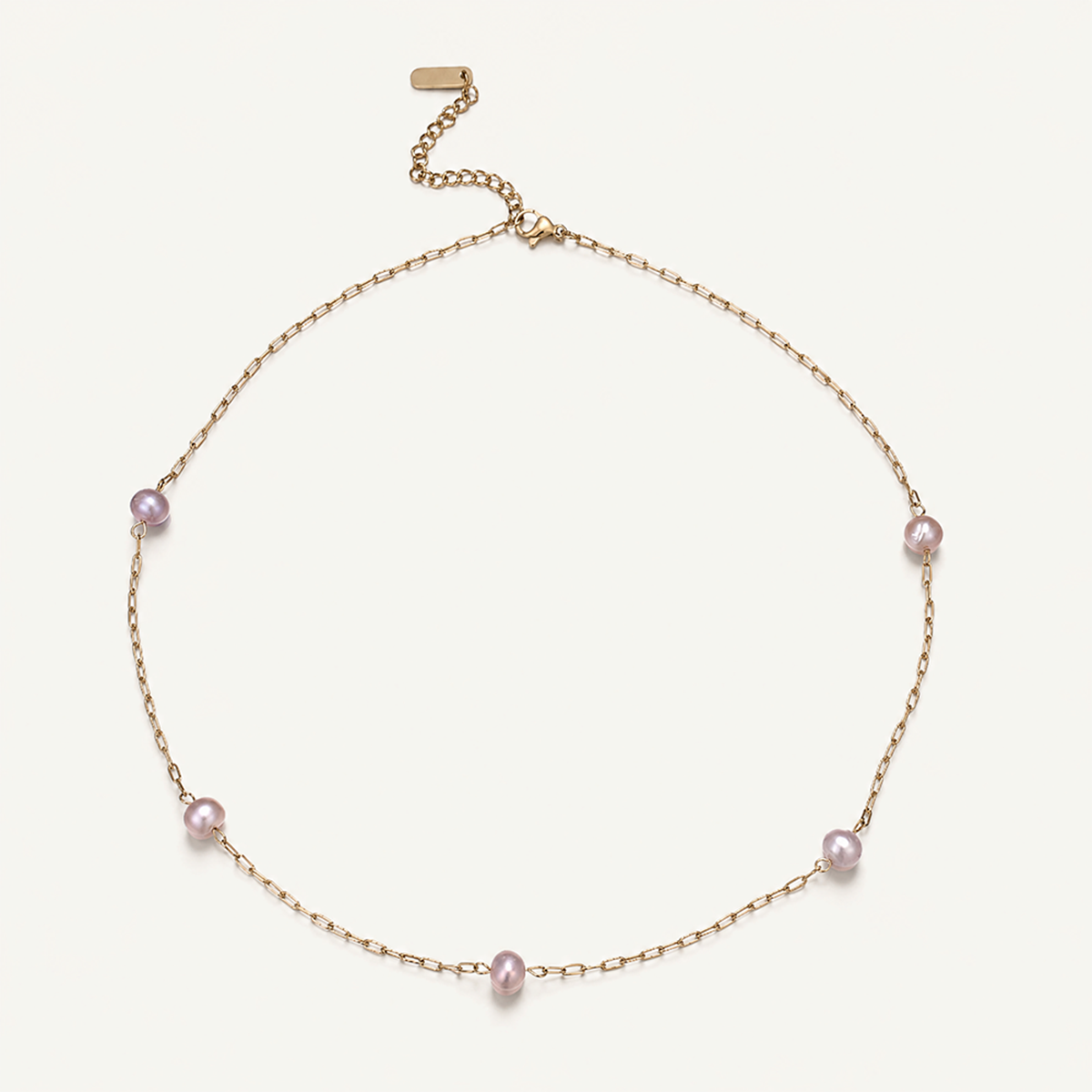 Solana Pink Pearl Necklace