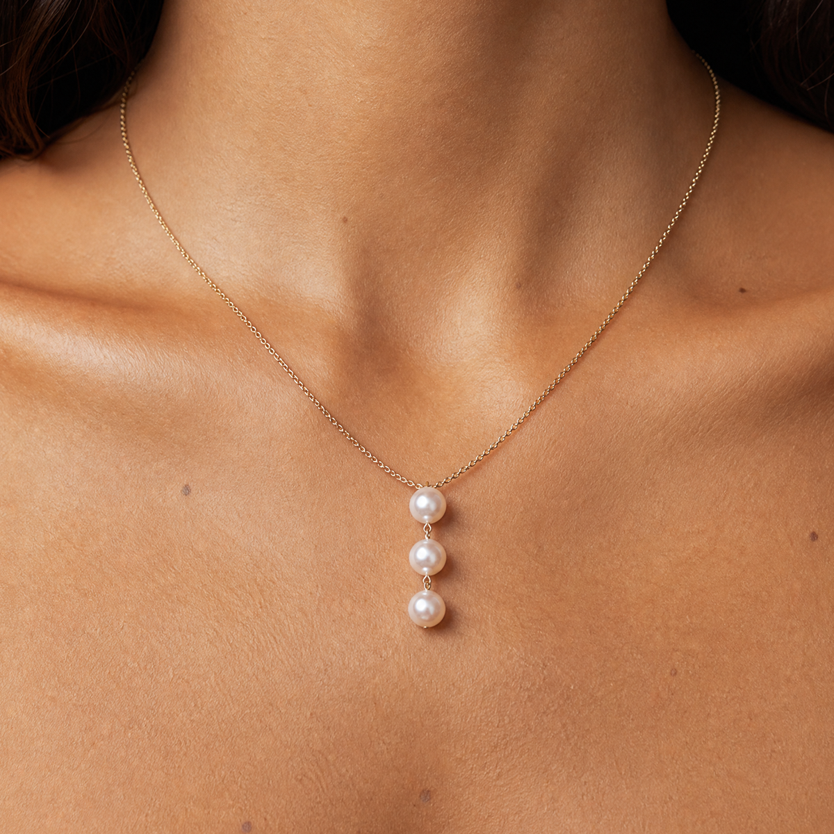 Leia Sunset Pearl Necklace