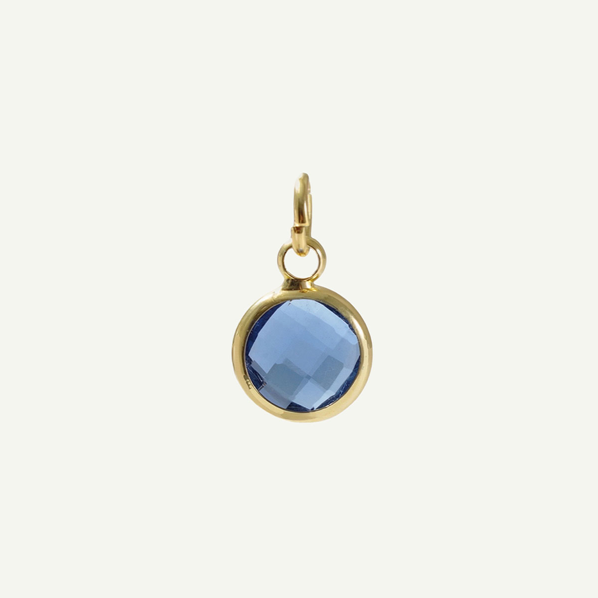 Circle Charm Birthstone