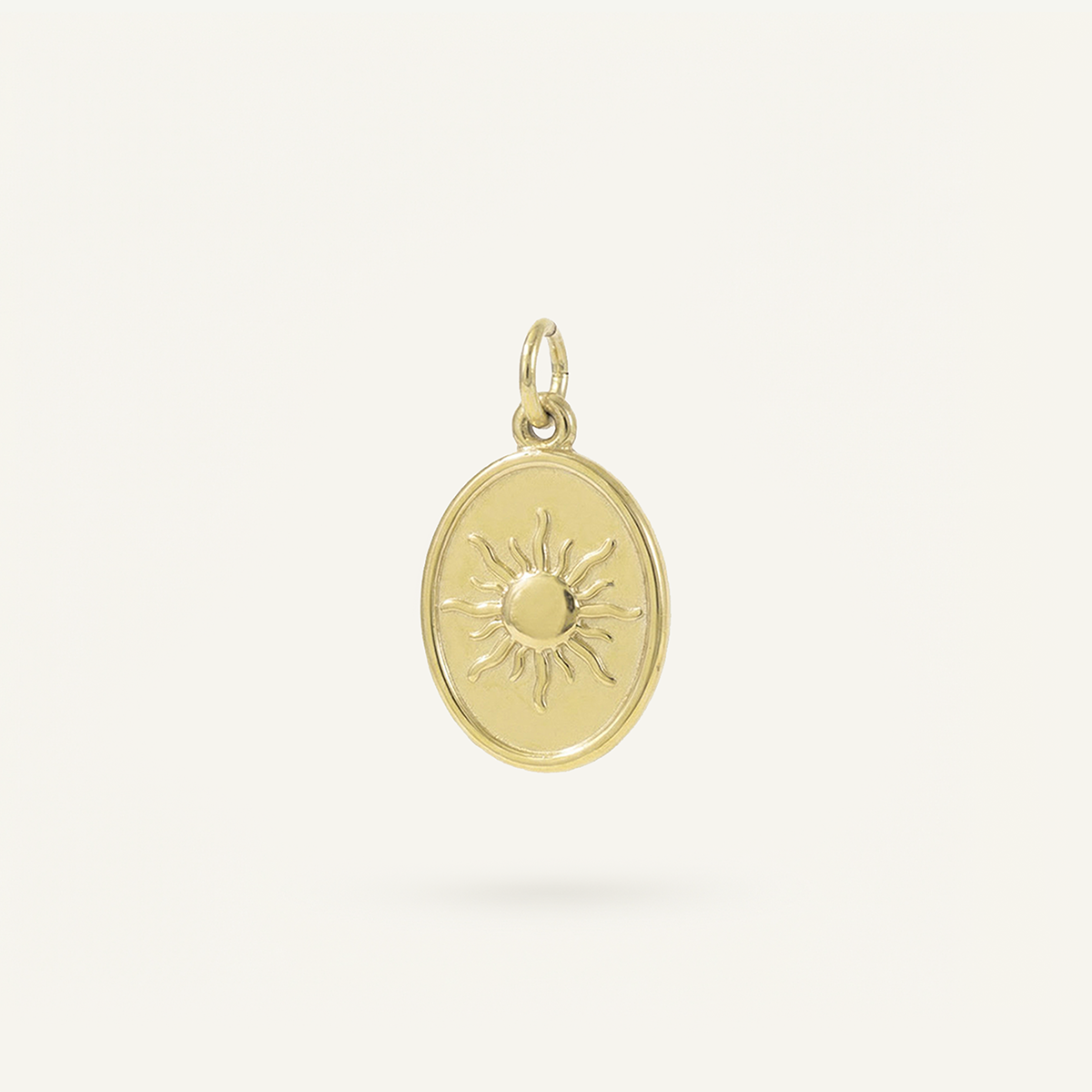 Sun Oval Charm