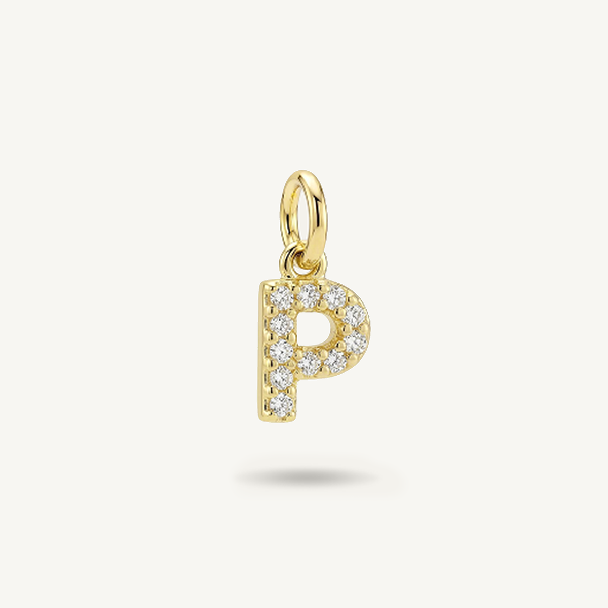 Diamond Monogram Letter Charm