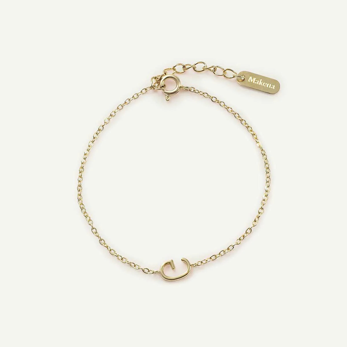 Monogramed Side Bracelet