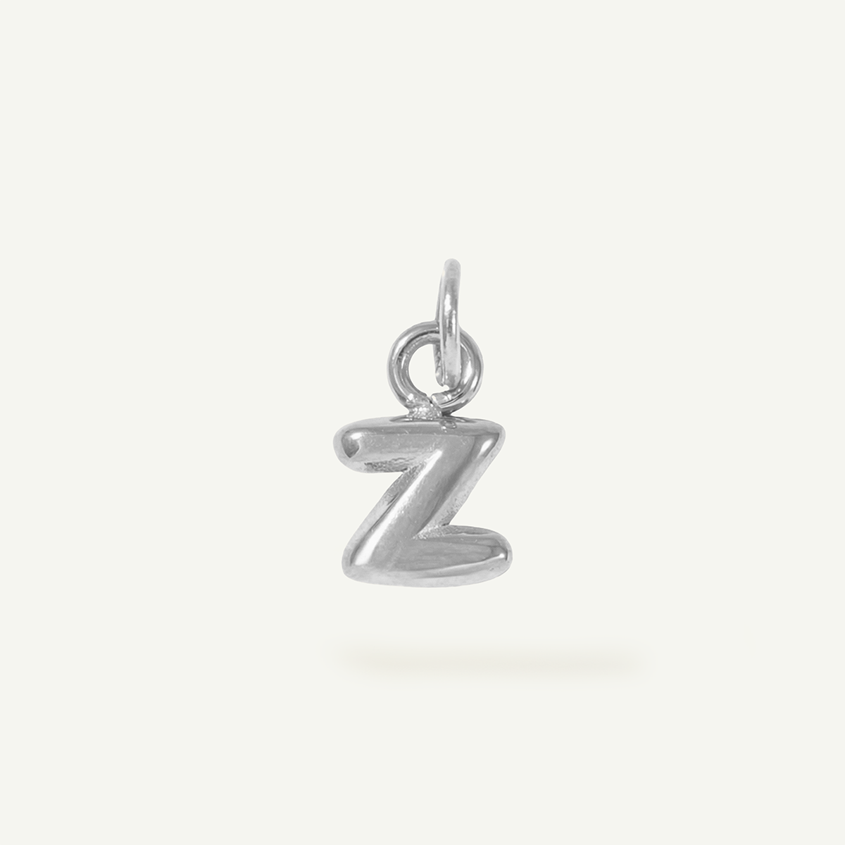 Bubble Monogram Letter Charm