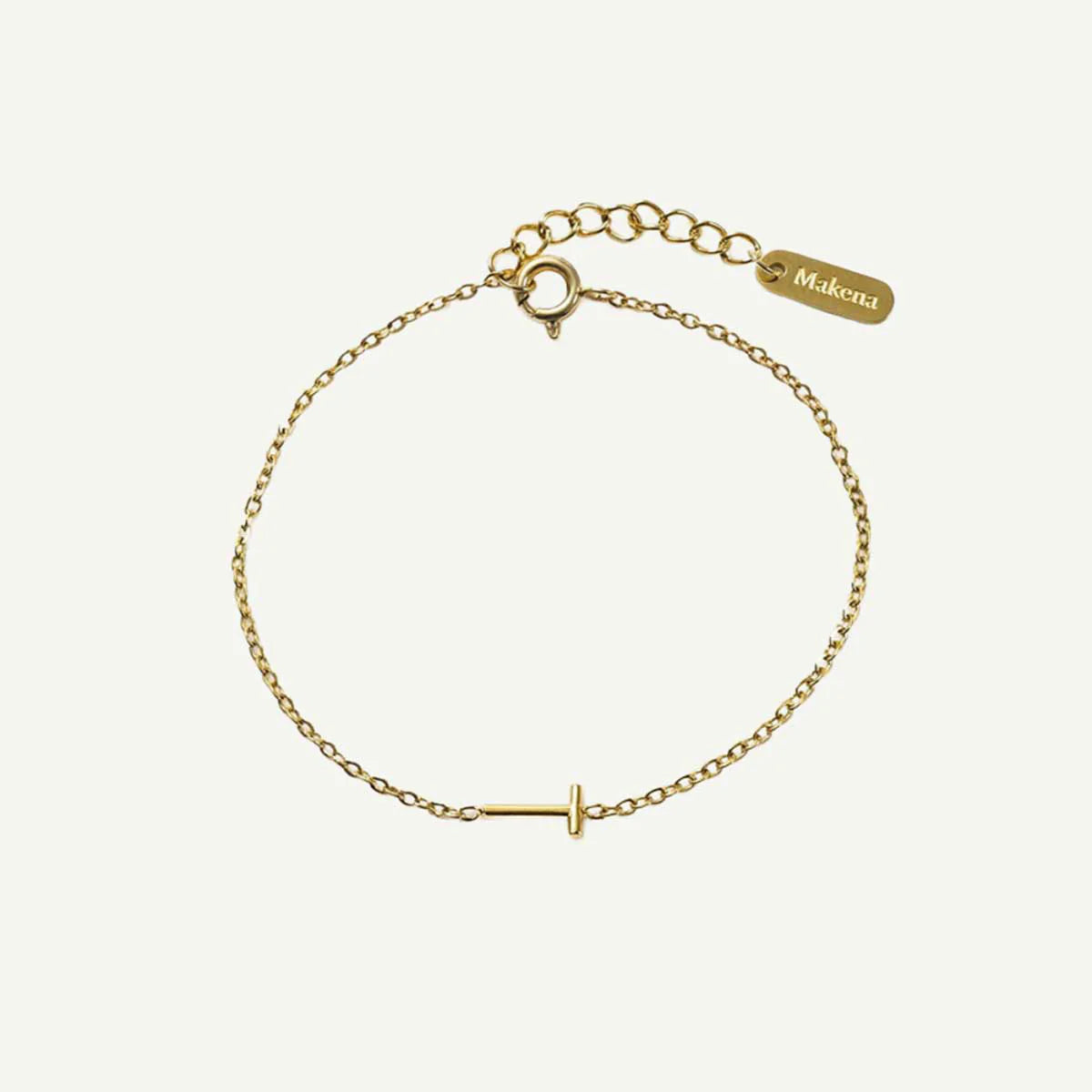 Monogramed Side Bracelet