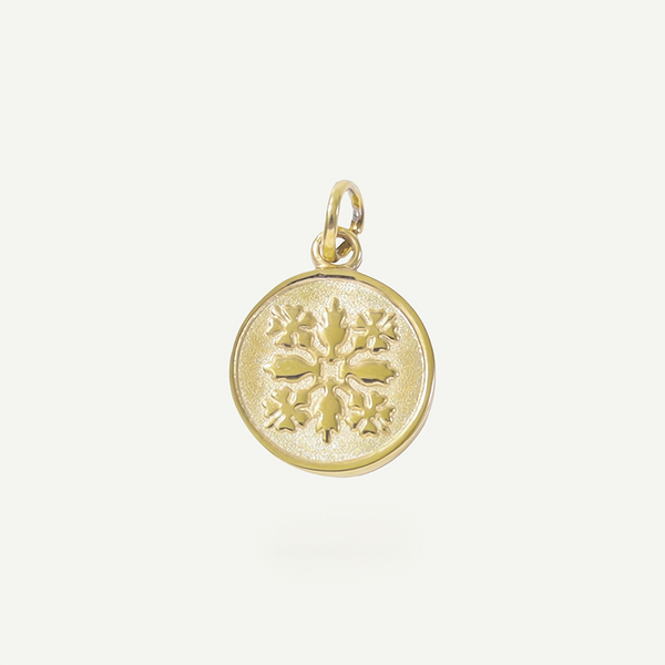 Hibiscus Quilt Circle Charm