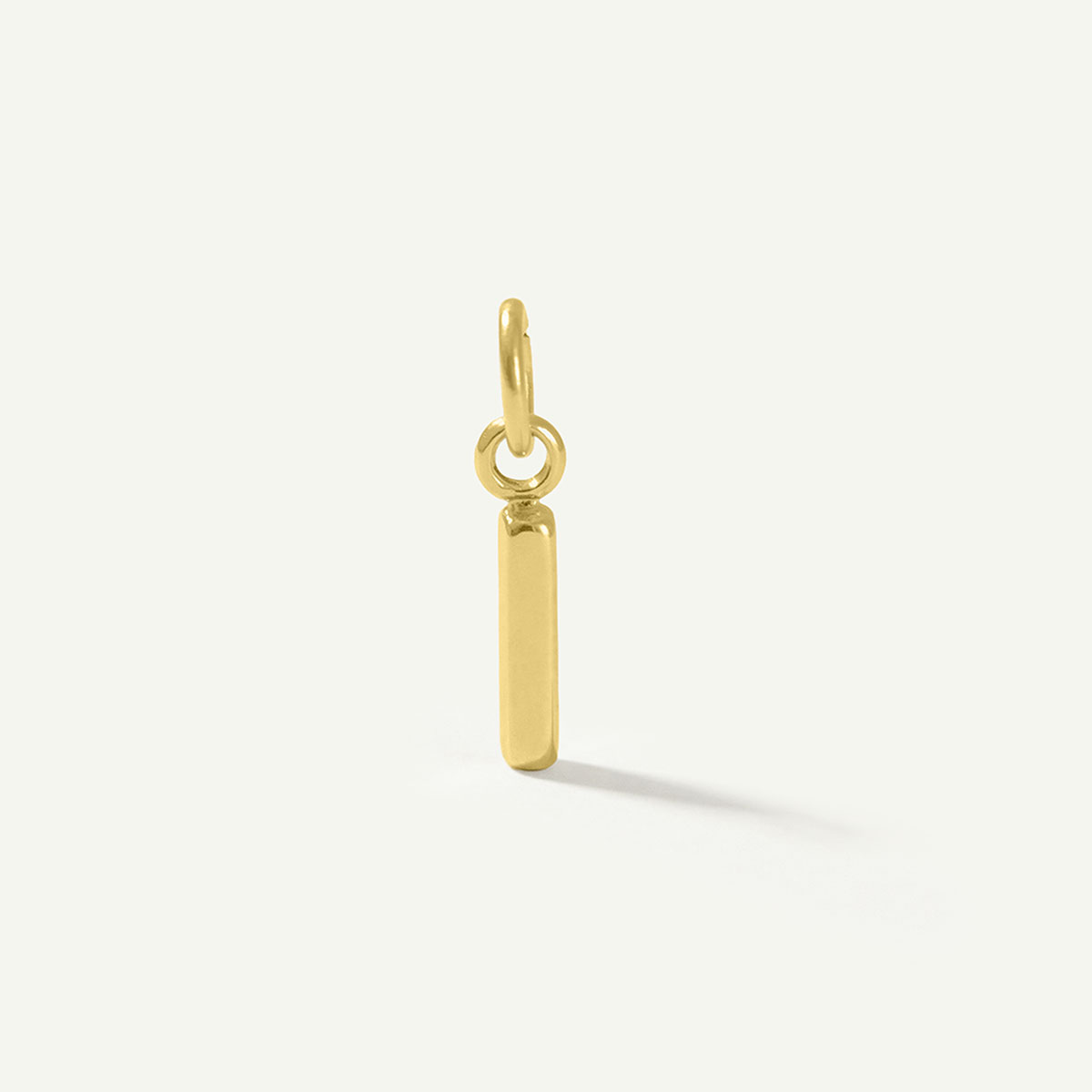 Floating Monogram Letter Charm