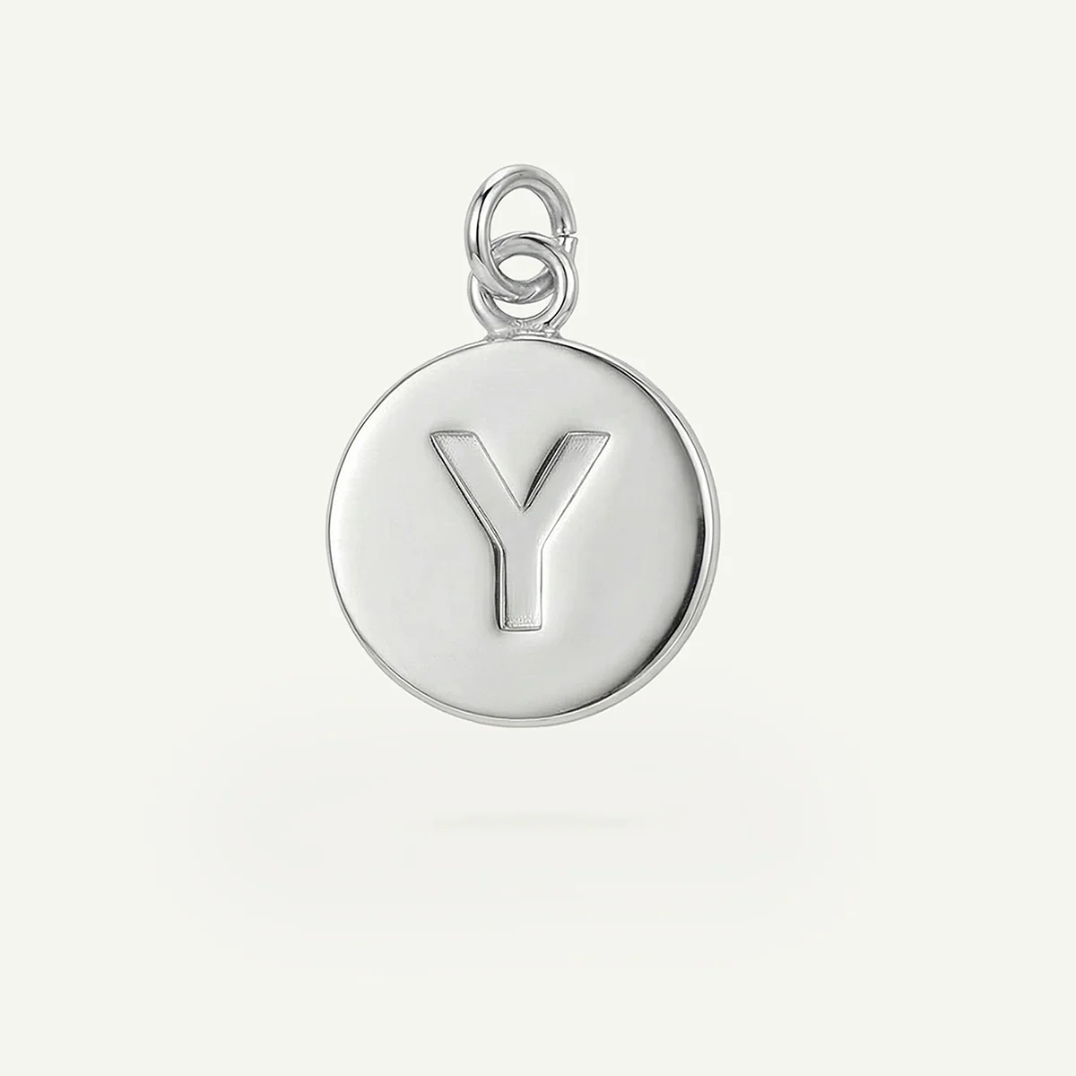 Circle Monogram in Diamond Letter Charm