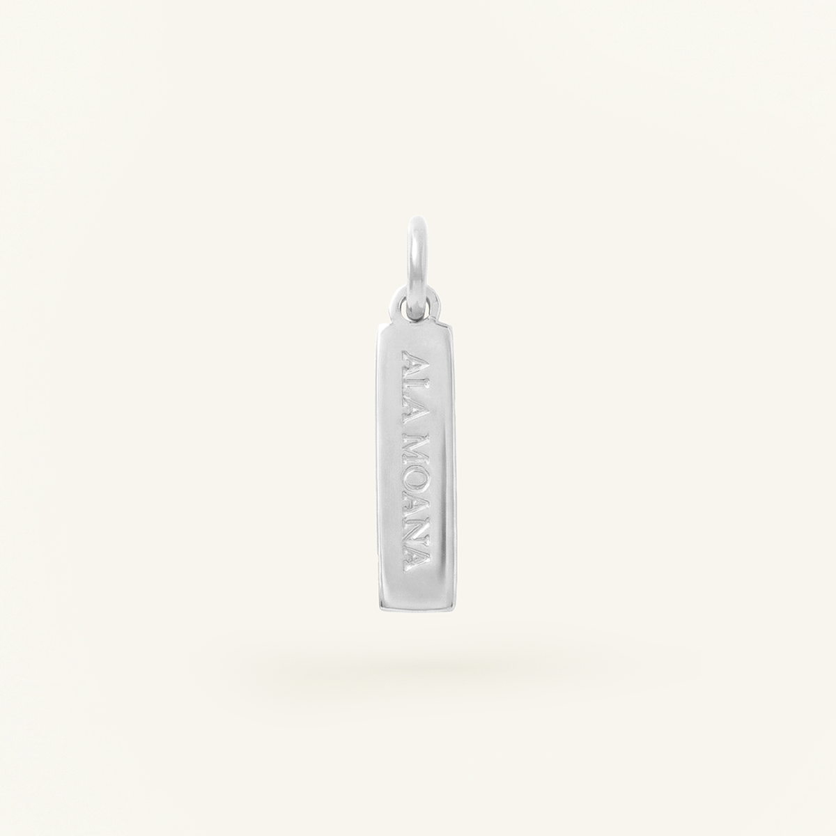 Ala Moana Rectangle Charm Silver