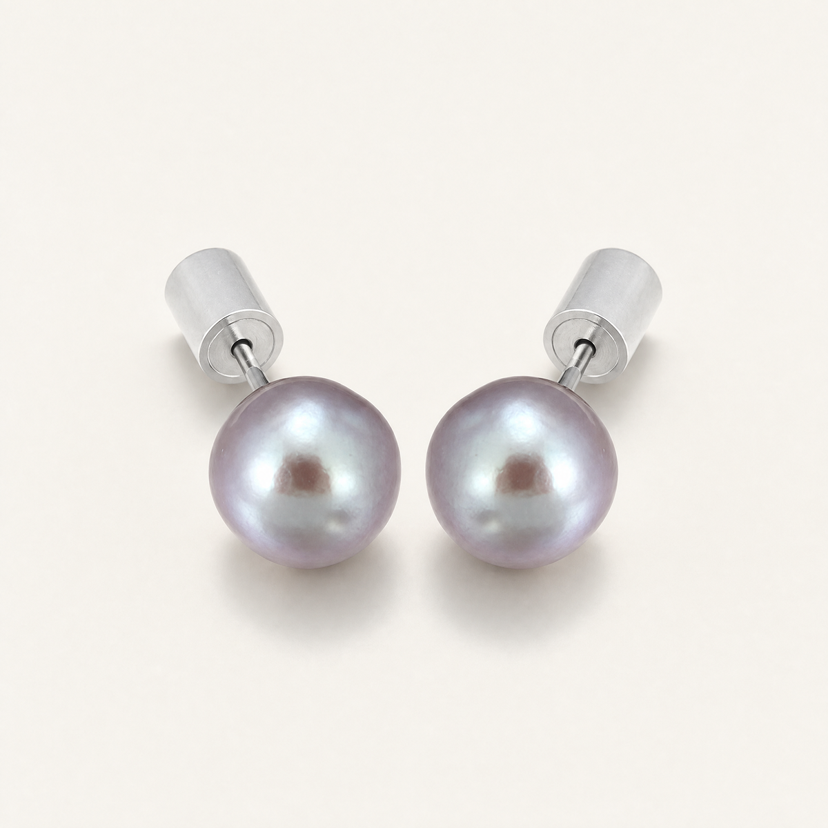 Grey Pearl Studs