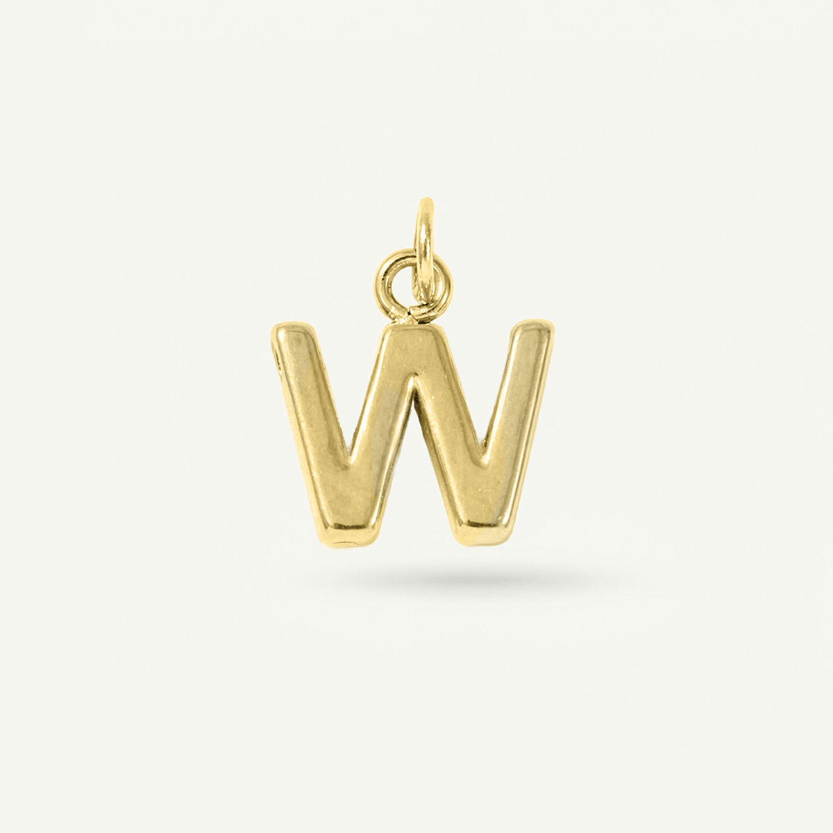 Floating Monogram Letter Charm