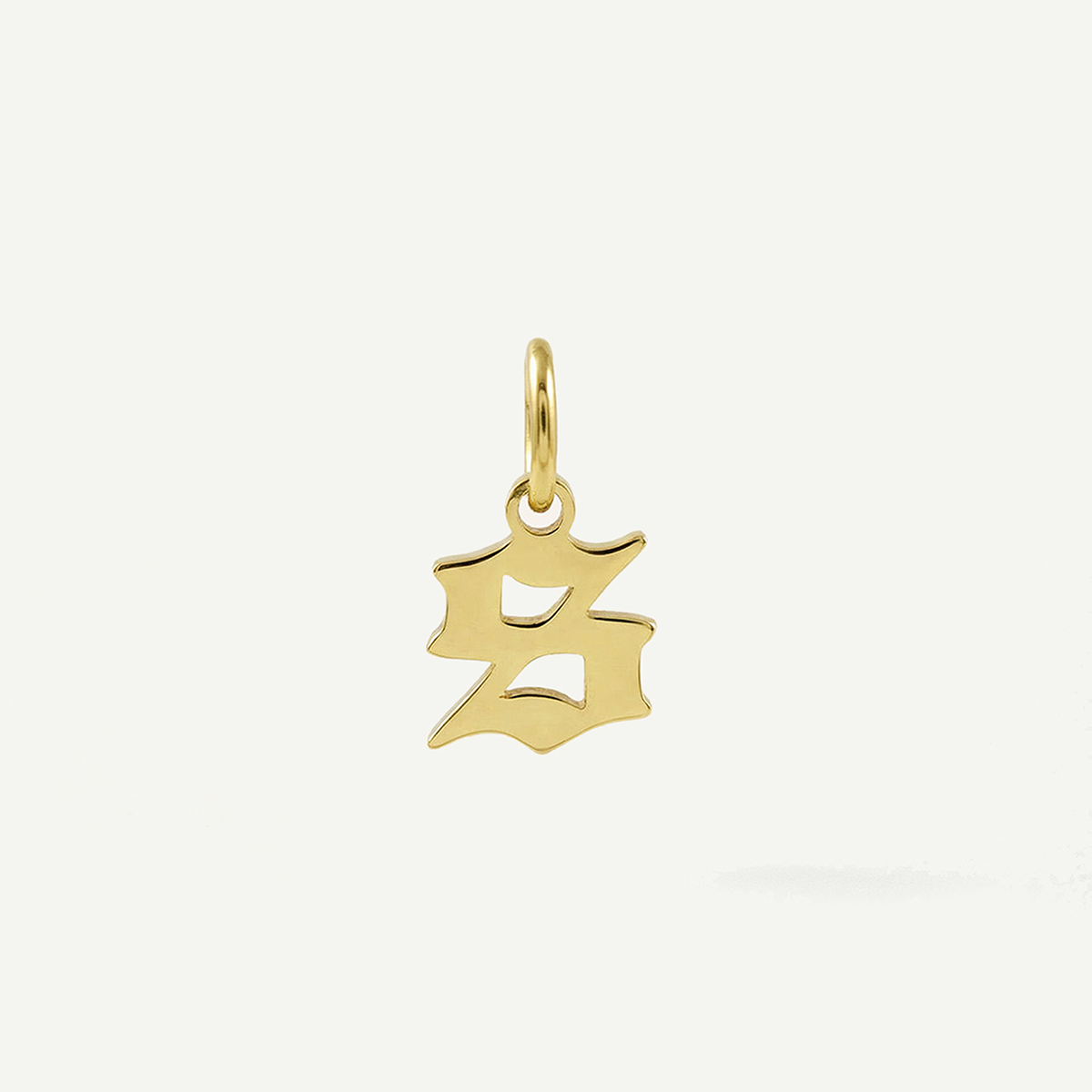 Old English Lowercase Monogram Charm
