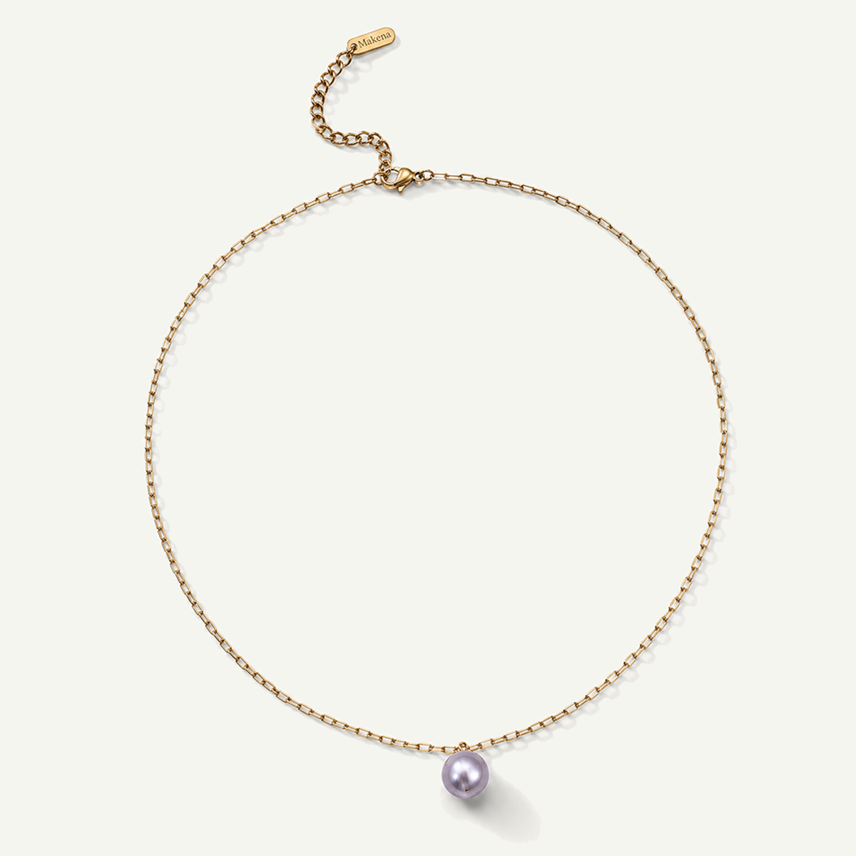 Erin Grey Pearl Necklace