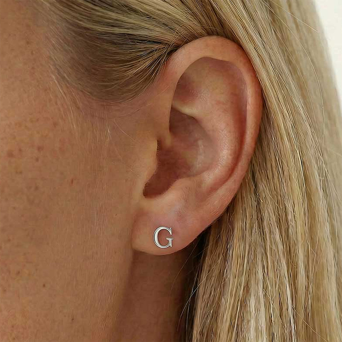 Basic Monogram Studs