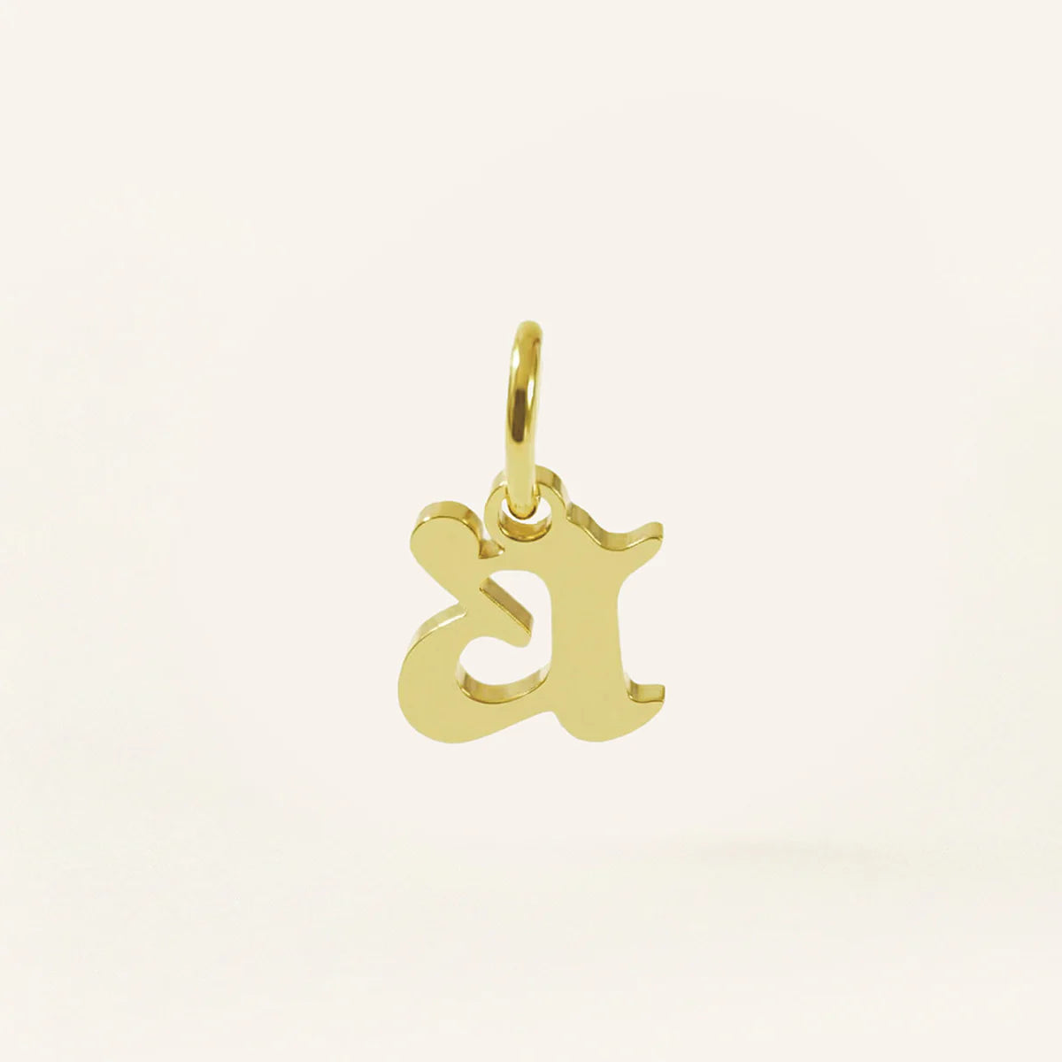 Old English Lowercase Monogram Charm
