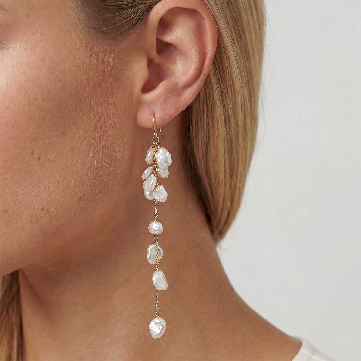 The Kiana Earrings, Gold