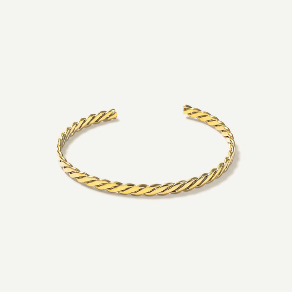 Twisted Cuff, Gold