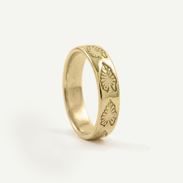 Kalo Imprint Closed Ring