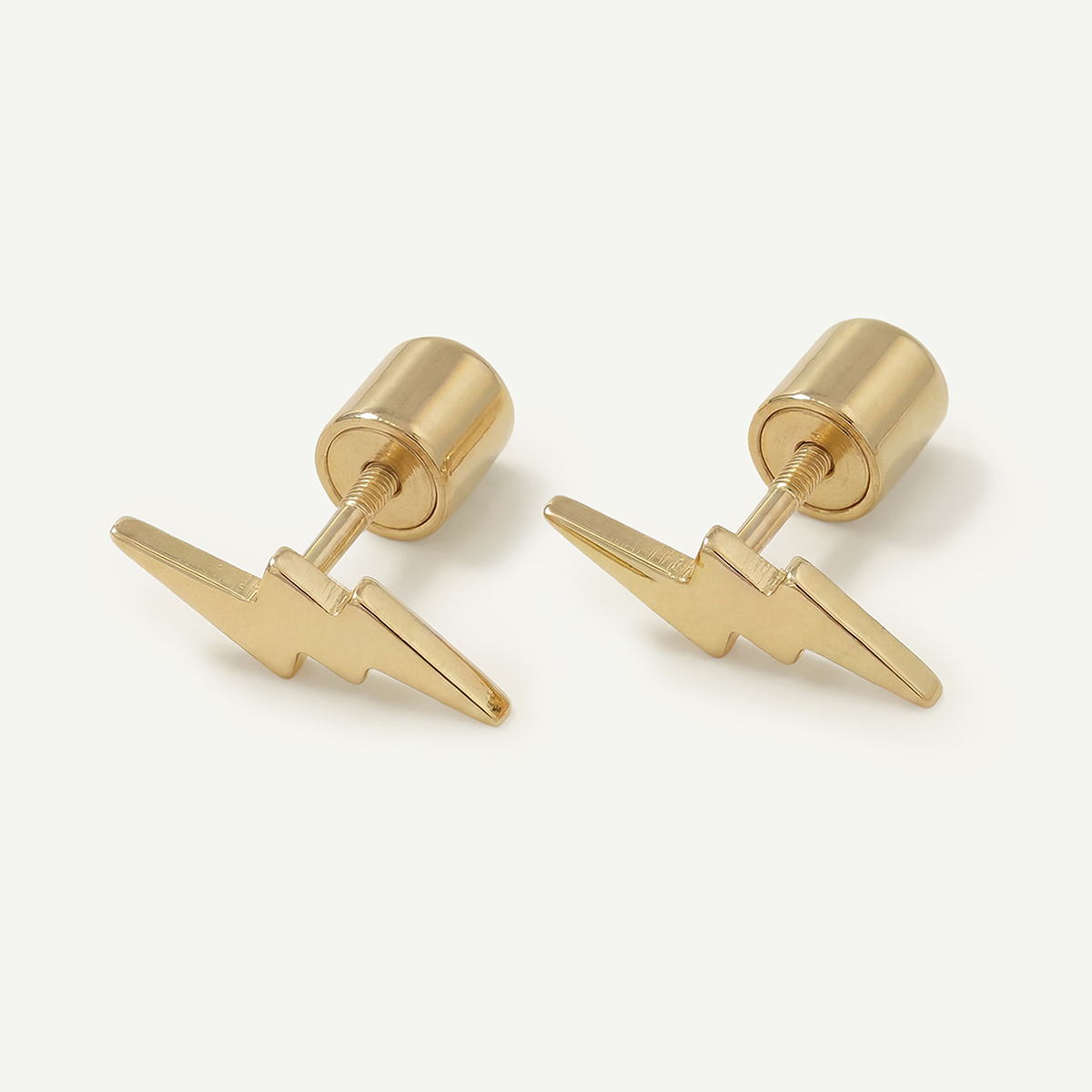 Lightning Bolt Mini Studs