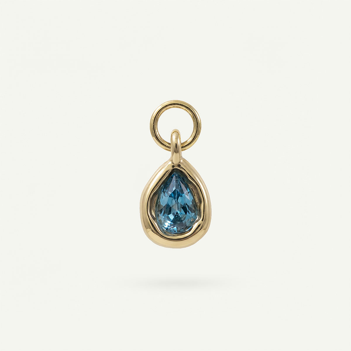Tear Drop Charm Birthstone