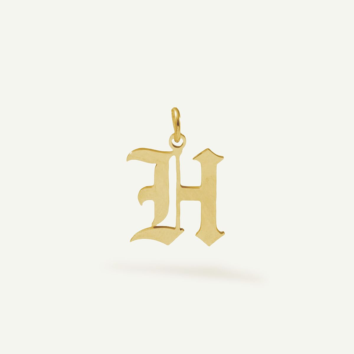 Old English Monogram Charm