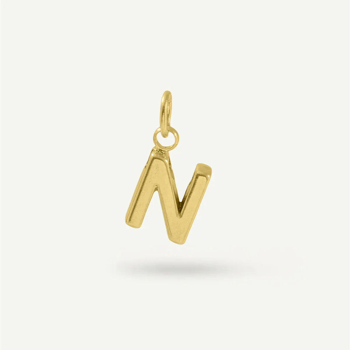 Floating Monogram Letter Charm