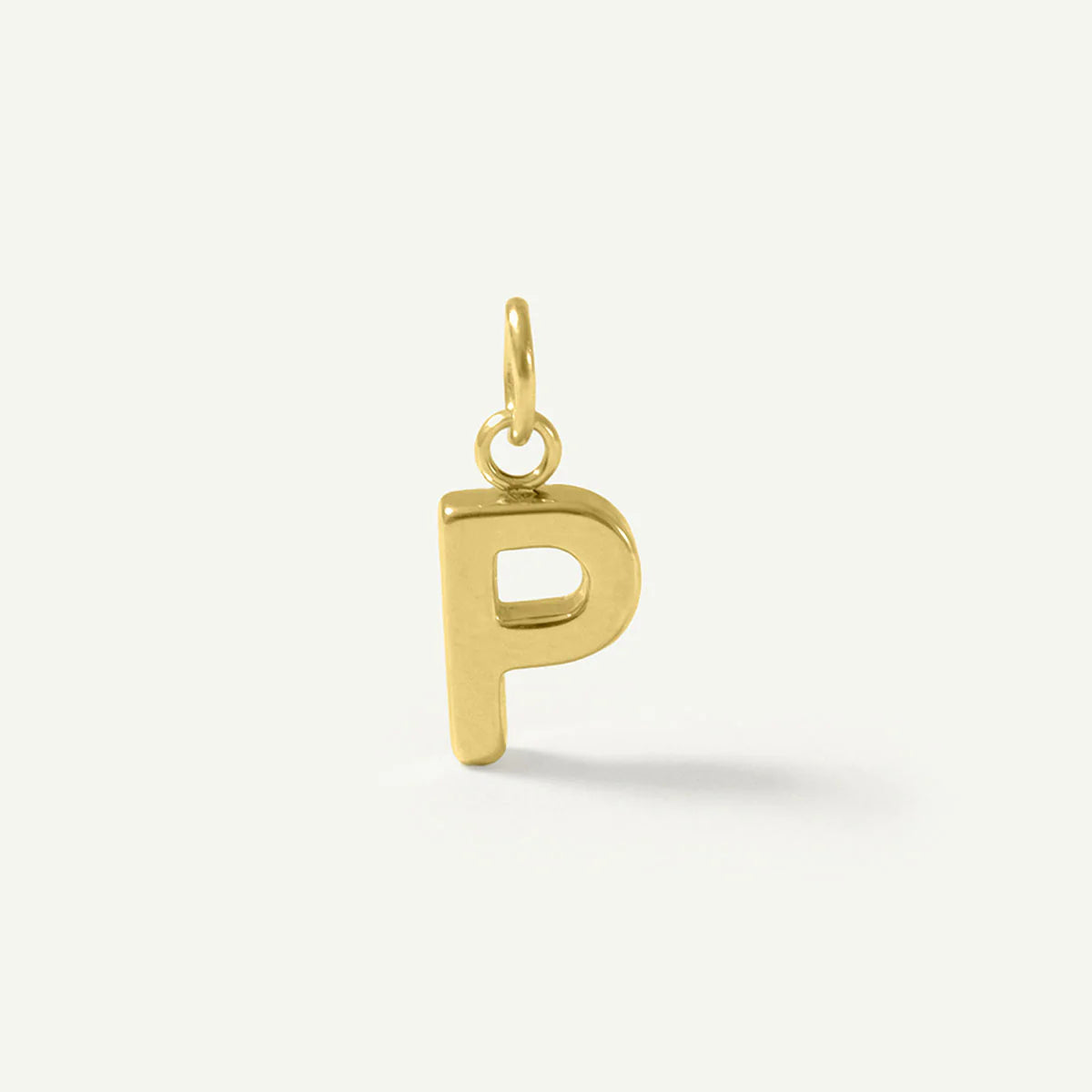 Floating Monogram Letter Charm