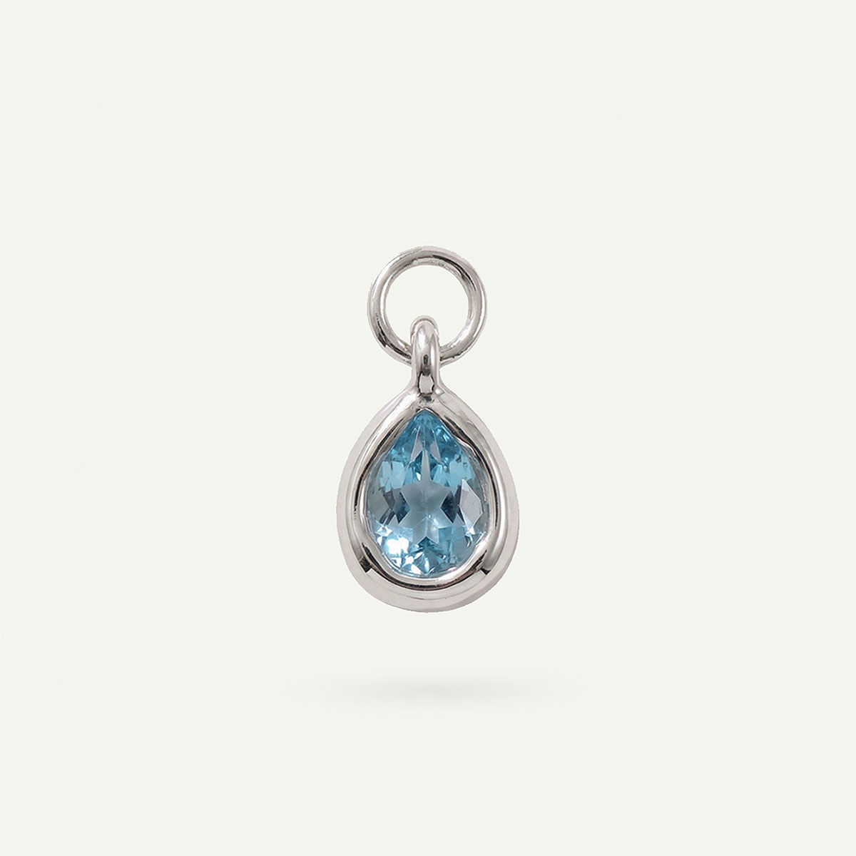 Tear Drop Charm Birthstone