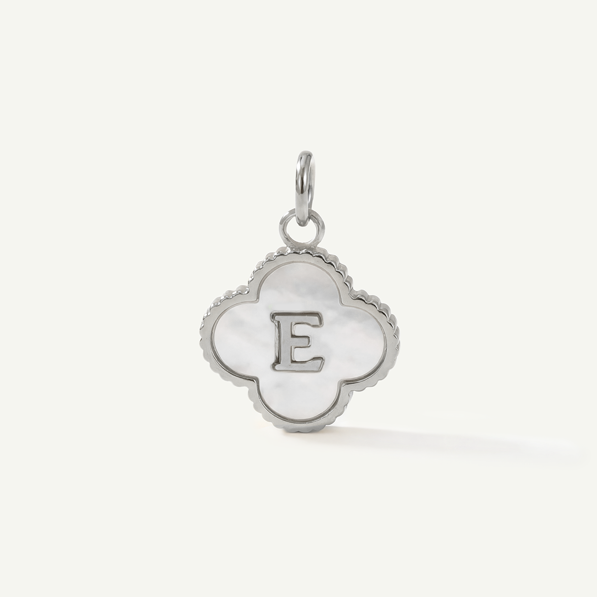 MOP Clove Monogram Letter Charm
