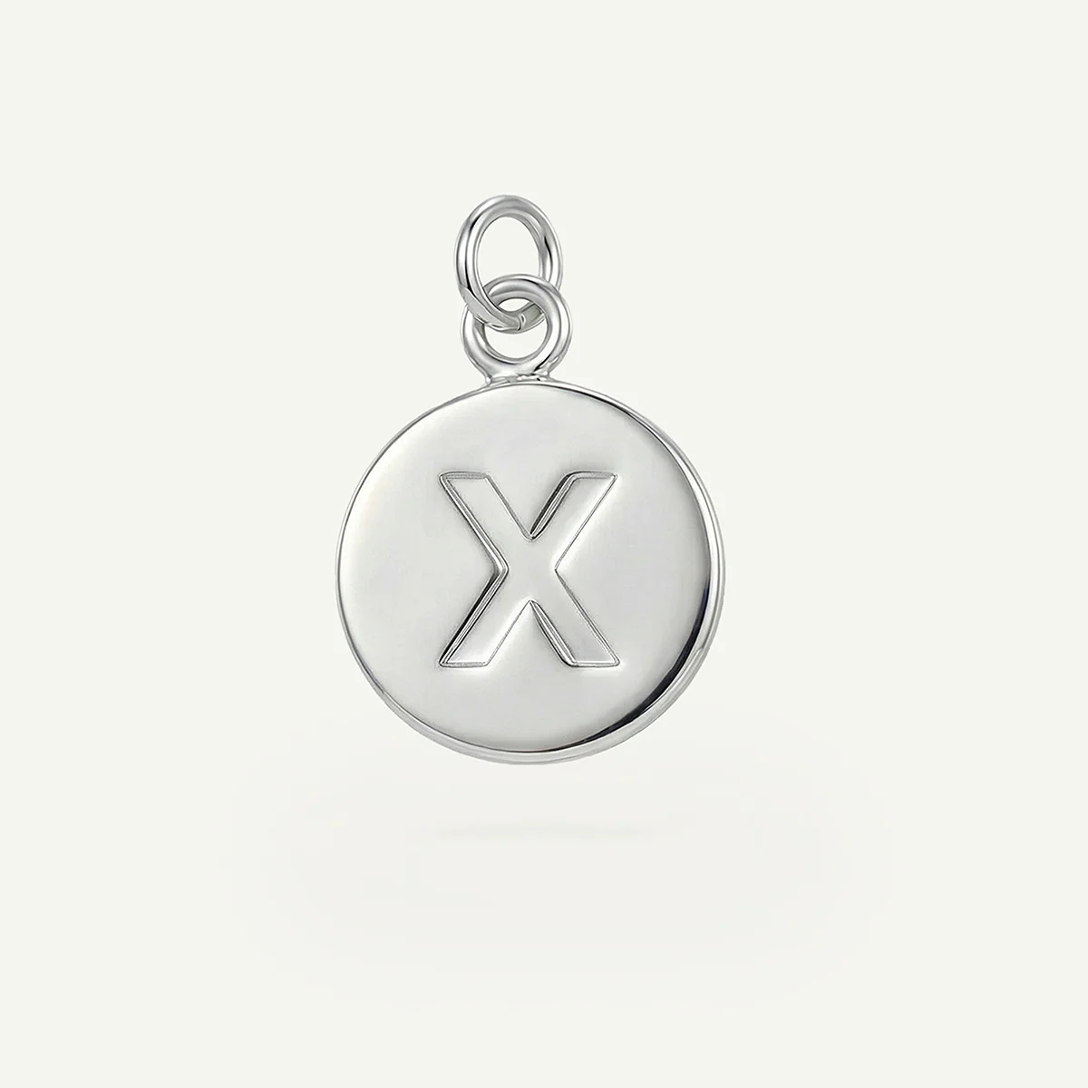 Circle Monogram in Diamond Letter Charm